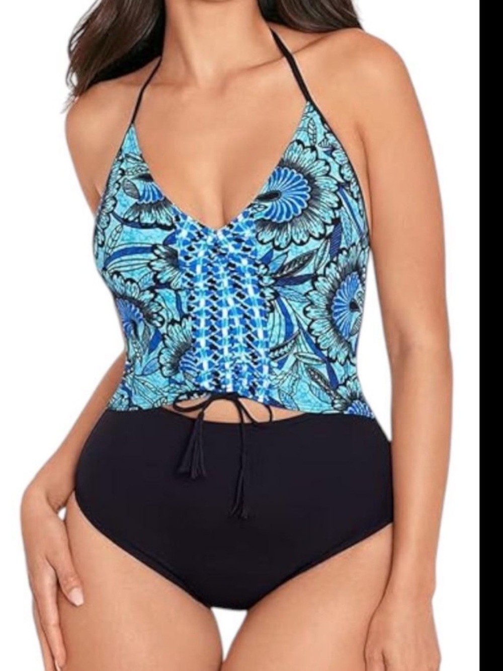 Skinny Dipper One piece swimsuit Size large nwot